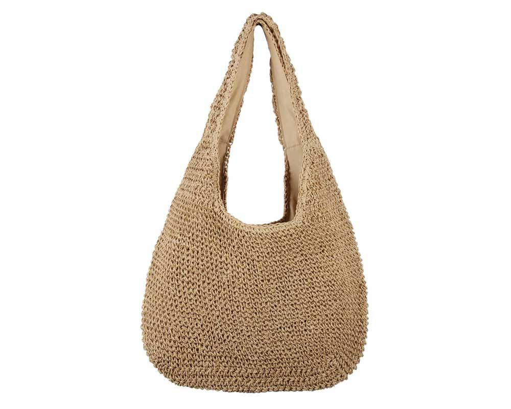 Mejor bolsa tejida a crochet grande